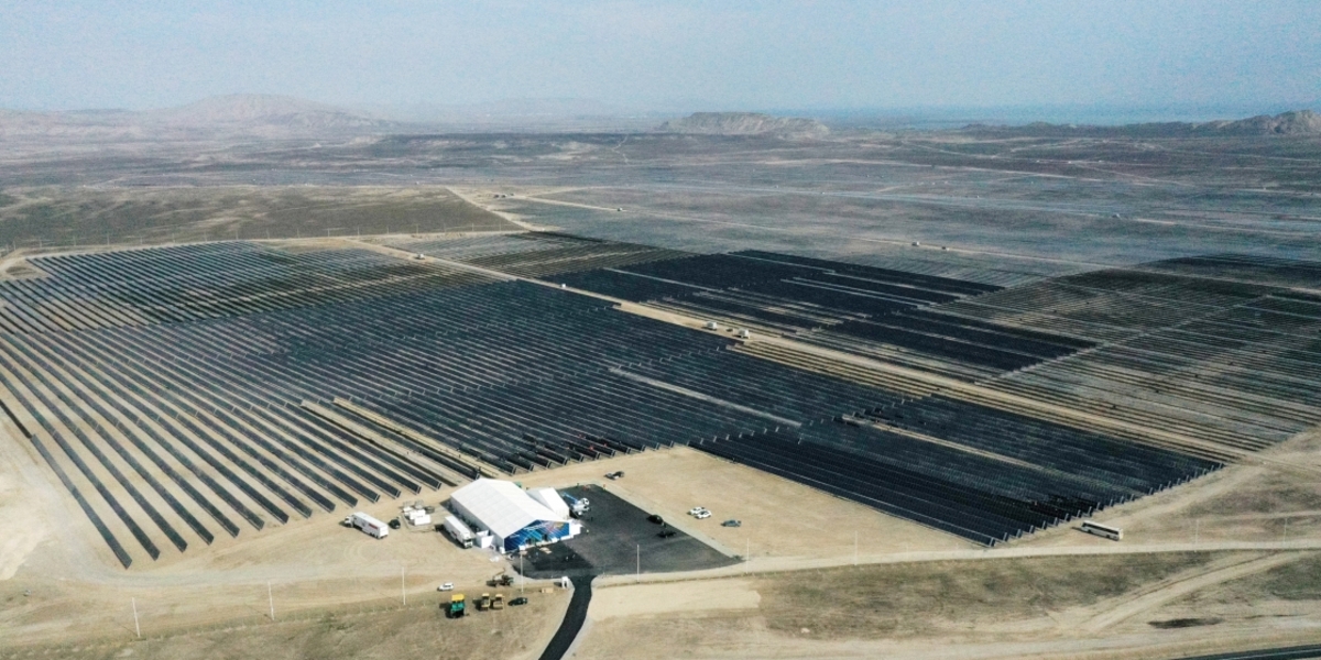 Гарадагская солнечная электростанция и ее роль с формировании «зеленого коридора» Каспийское море – Черное море