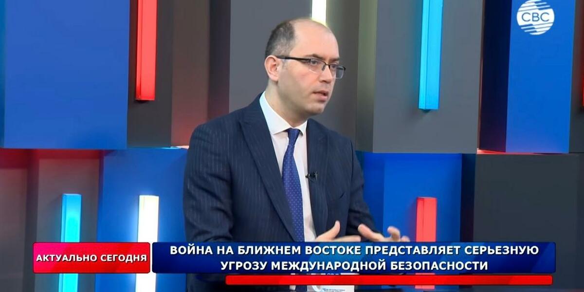 CASPIA Center Director Comments on the Middle East Situation and  Azerbaijan’s Strategic Approach