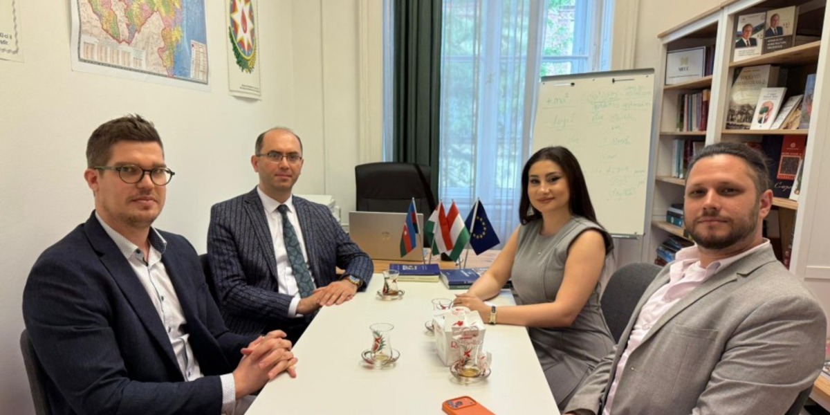 Representatives of CASPIA Center and Ludovika Visit Azerbaijani Language and Culture Center in Hungary